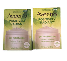 (2) Aveeno Positively Radiant Gel Moisturizer 1.7oz Each - $21.99
