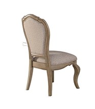 Acme Furniture Dining Chair, Beige Fabric & Antique Taupe - $610.19