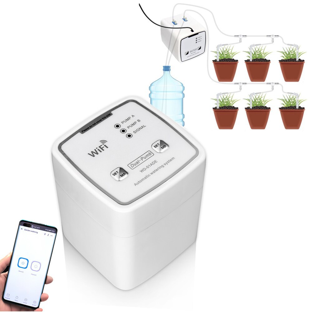 Smart Drip Irrigation System WIFI Phone Control Automatic Watering Device Set Gr