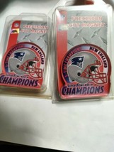 2 NFL New England Patriots Precision Cut  Wincraft Magnets Superbowl XXIX Champs - $19.99
