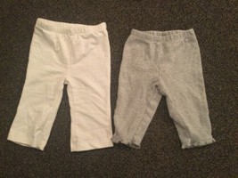 Carter’s Girl’s Pants, Size 6 Months, 2 Pair - $3.33