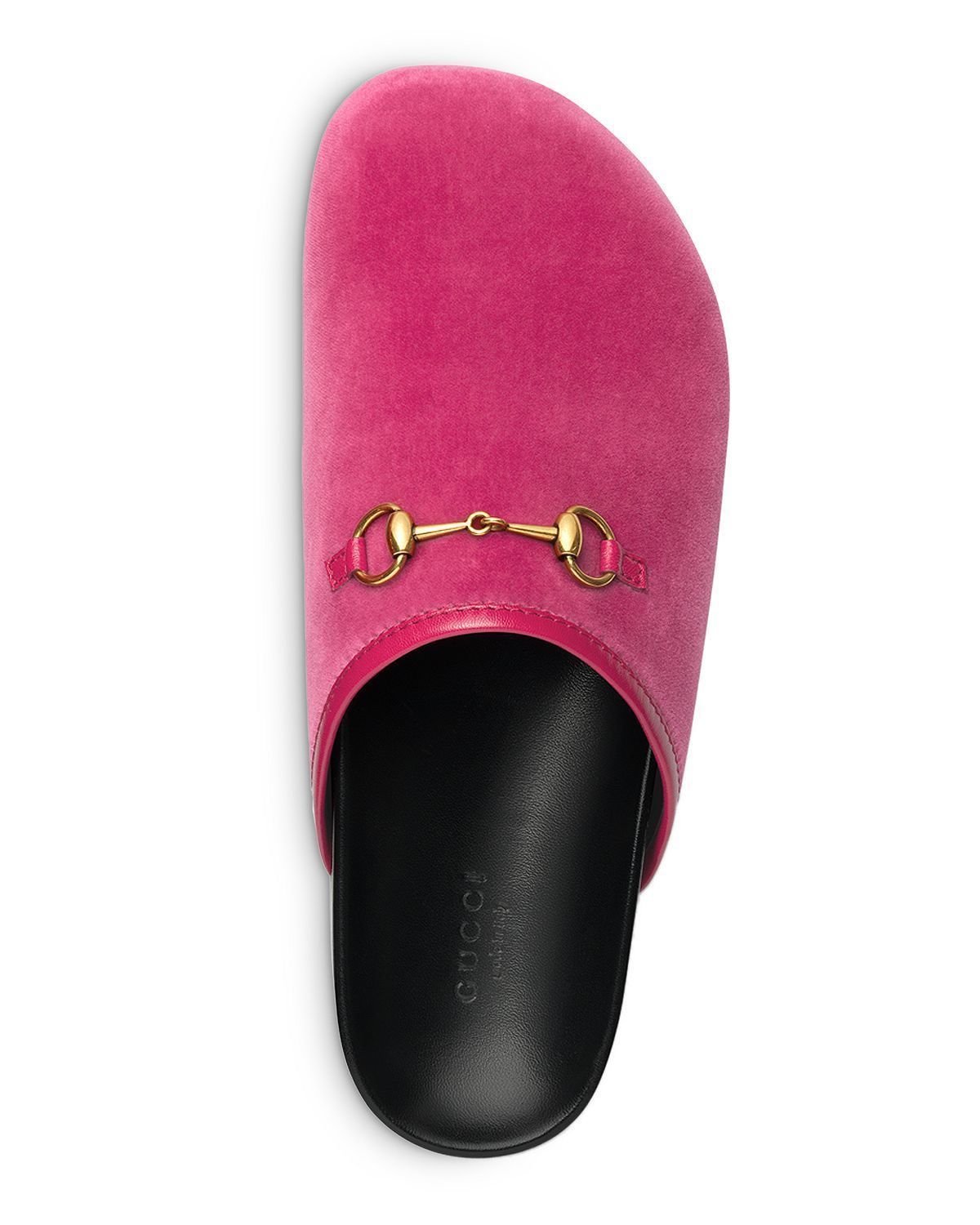 gucci river velvet mules