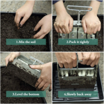 Manual Quad Soil Blocker with Comfort-Grip Handle   -    Create 2" Soil Block fo image 6