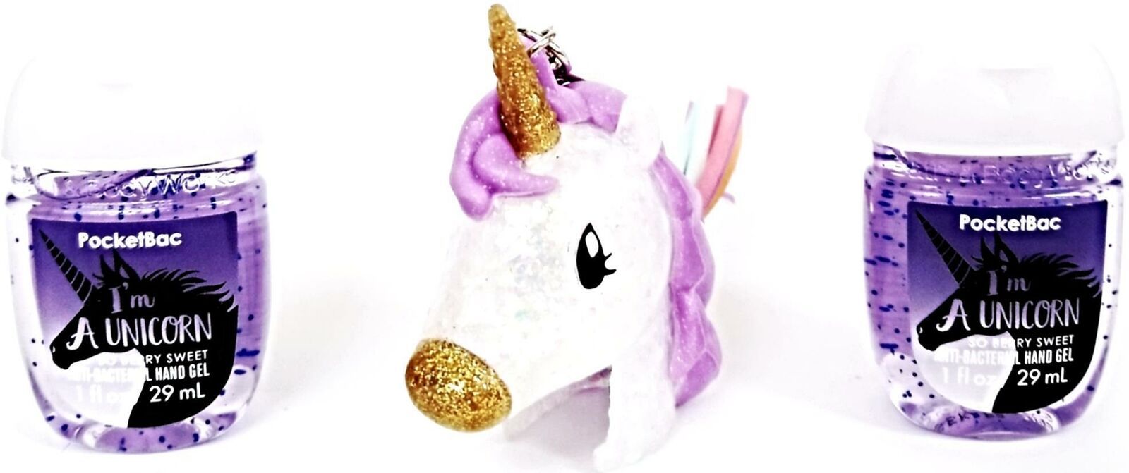 Bath and Body Works Unicorn Set So Berry Sweet PocketBac, Purple Unicorn Holder Bath Sets & Kits