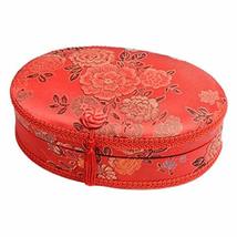 PANDA SUPERSTORE Chinese Wedding Sewing Kit with Red Case 5 Colors Thread Spools