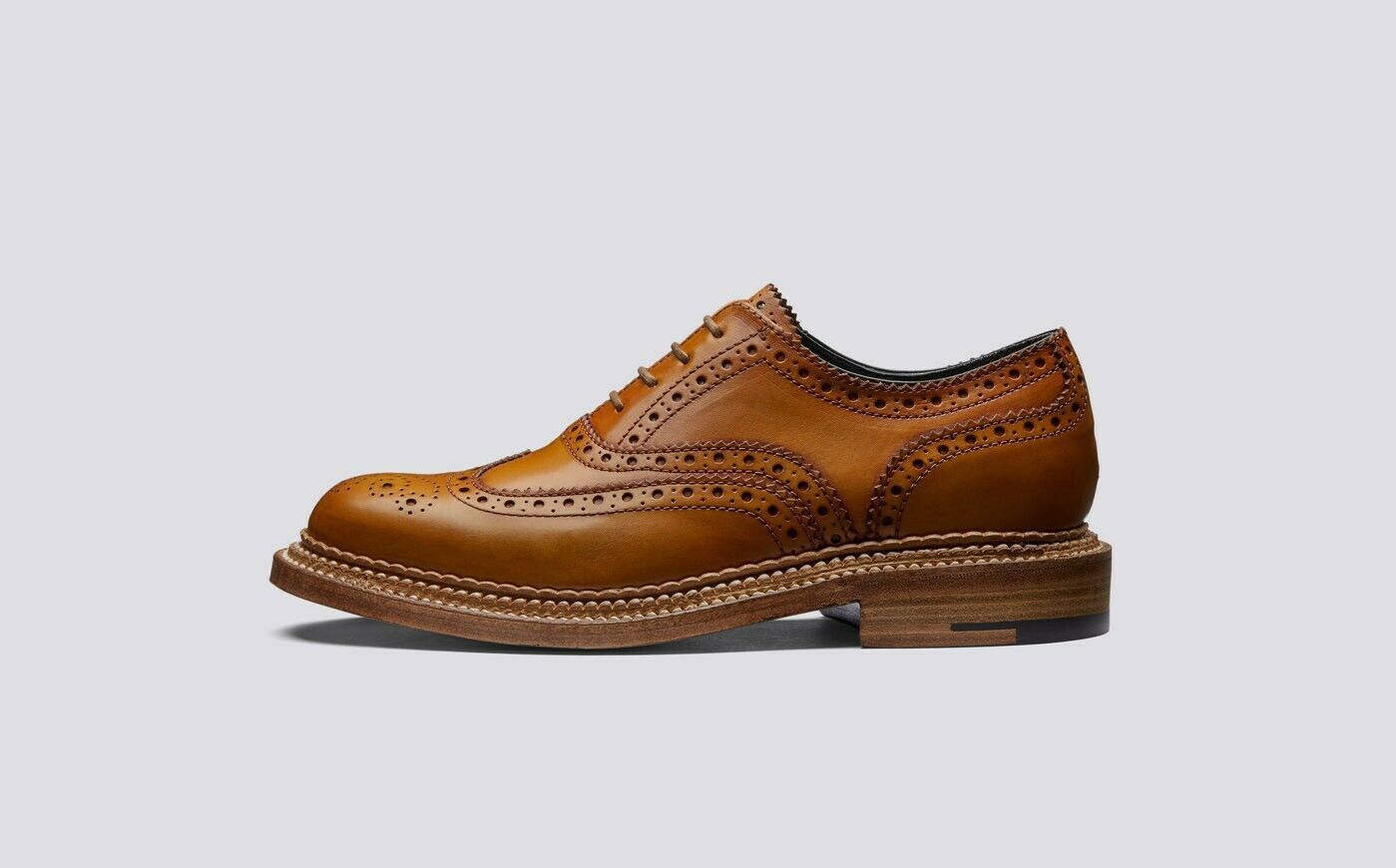wingtip shoes tan