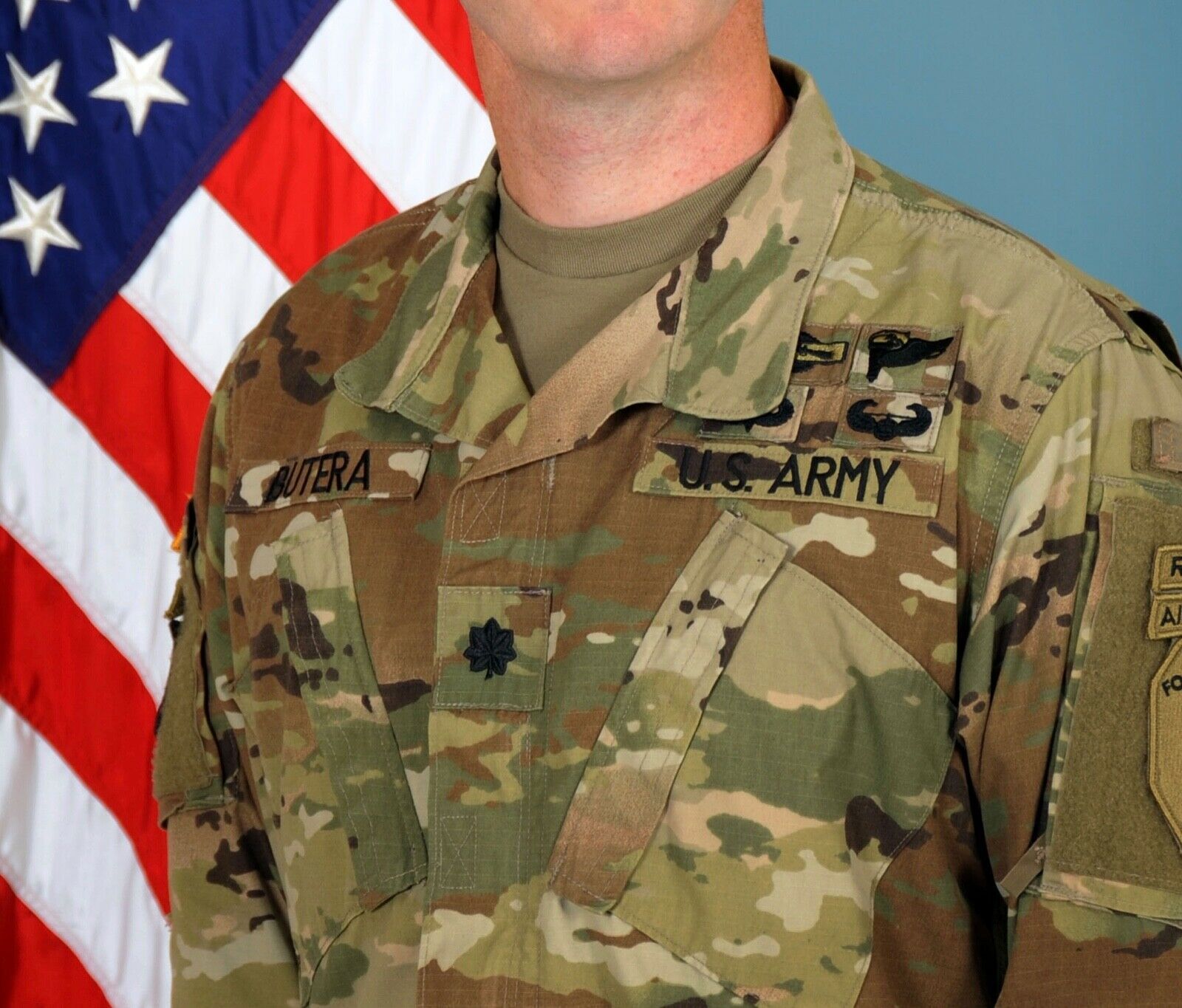 GENUINE U.S. ARMY EMBROIDERED BADGESCUBA DIVER WITH BLACK THREAD SEW