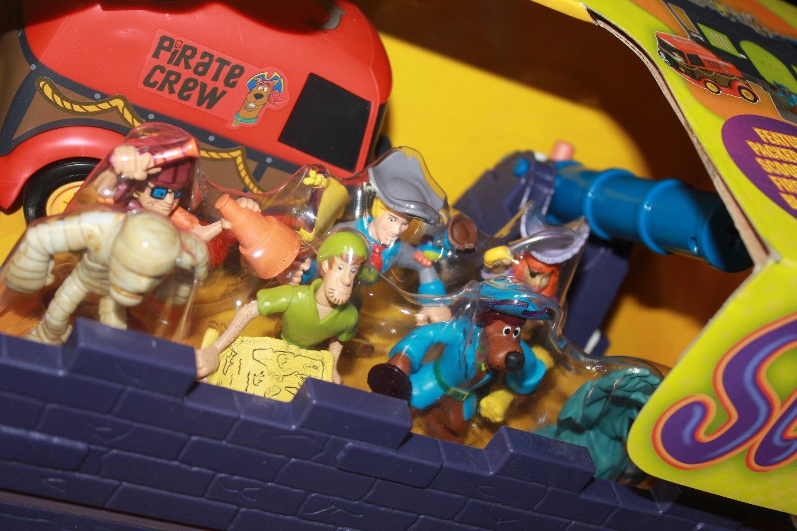 ScoobyDoo Pirate Fort Mega HTF Set w 7Pack Action Figures NEW ScoobyDoo