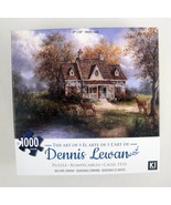 Welcome Company Dennis Lewan Art Puzzle Cottage Deer Karmin 1000pc 27x20... - $14.83