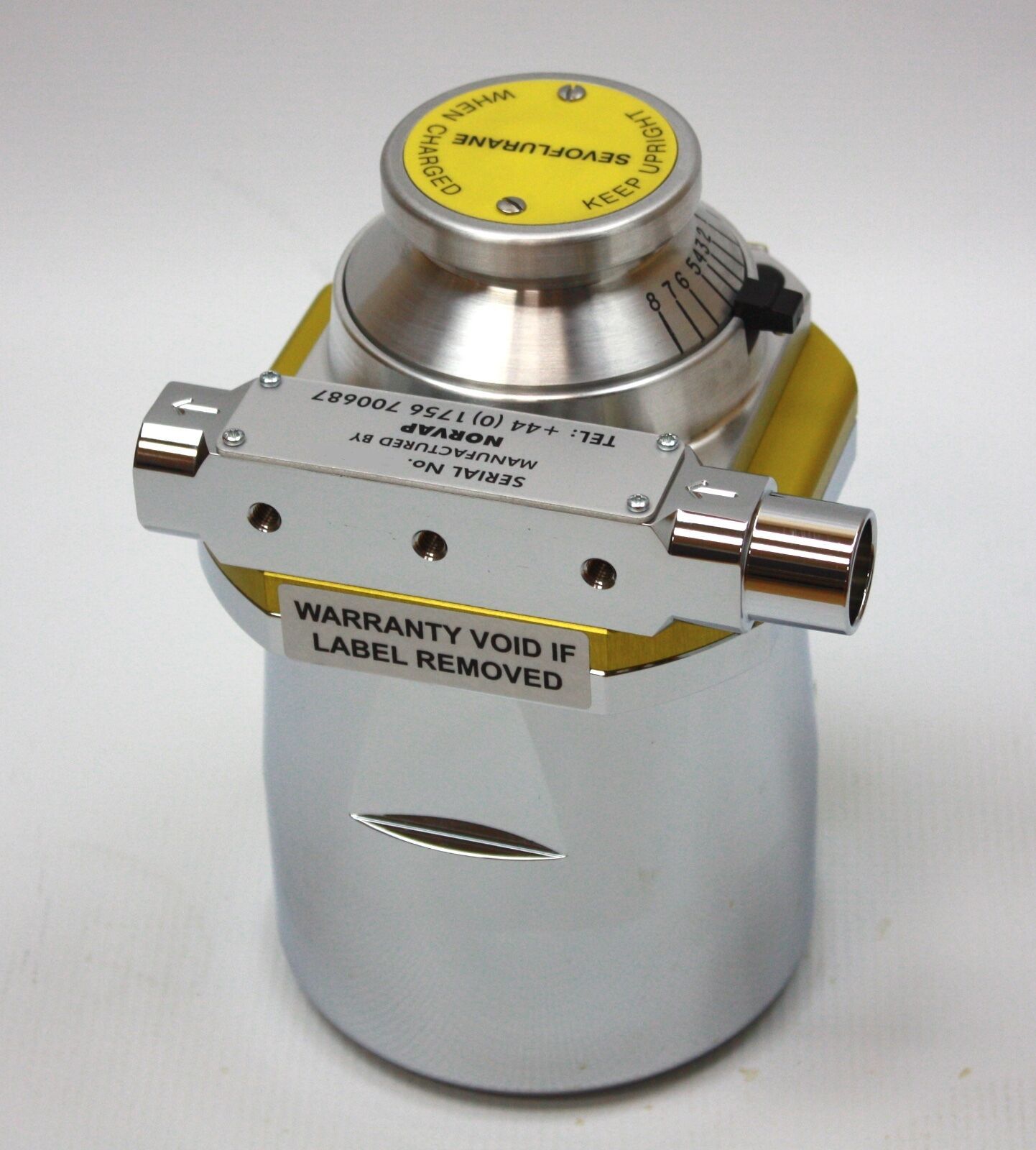 Apollo Tec 3 Style Anaesthetic Vaporizer, Sevoflurane, Cagemount, Screw Fill Respiratory