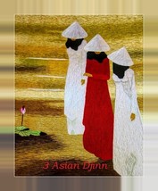 3 Asian Marid Goddess~Djinns~Wealth Wishes Peace Amulet White Magic Spir... - $100.00