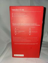 Beats Audio Model Solo HD Headphone Red      * BOX & INSTRUCTIONS ONLY *  image 11