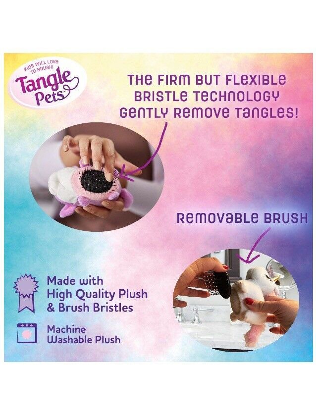 Tangle Pets Hair Brush Kids As Seen On TV Shark Tank Cupcake the Cat