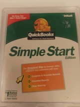 Quickbooks Simple Start 2005 Edition Windows 98 to XP Brand New Factory Sealed  - $79.99