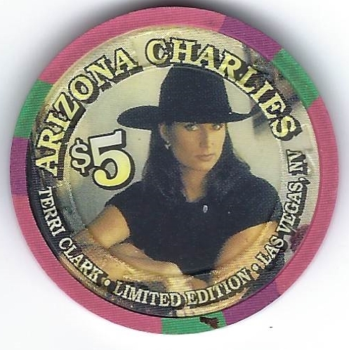 RAMADA EXPRESS 2000 LAUGHLIN  STAMPEDE CASINO    $5 CHIP 