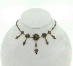 Genuine Natural Bohemian Garnet Necklace (#J320) - $825.00