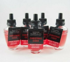 (10) Bath &amp; Body Works Christmas Cider Wallflower Fragrance Red Refill 0... - $54.83