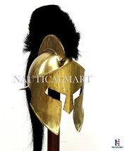 NAUTICALMART 300" King Leonidas Greek Brass Spartan Helmet Cosplay Armor Costume
