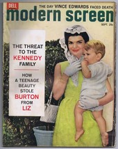 ORIGINAL Vintage September 1962 Modern Screen Magazine Jackie Kennedy