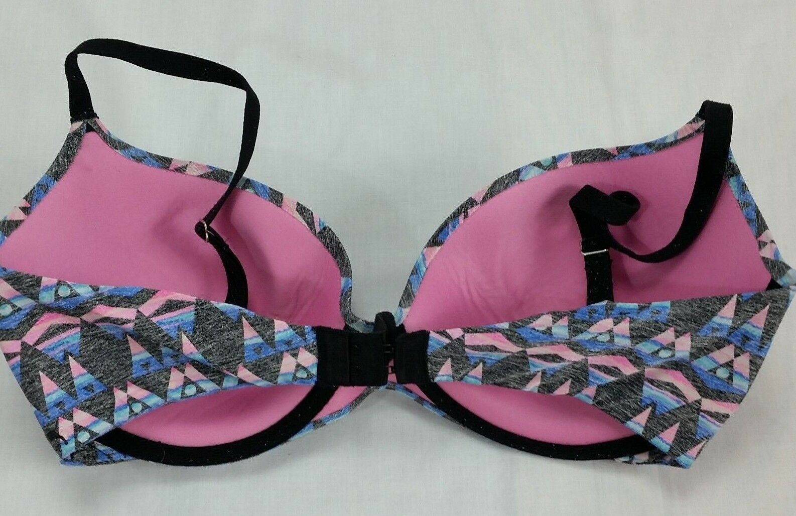 PINK Victoria's Secret Bra 36DD Push up F80 Underwire aztec Southwest ...