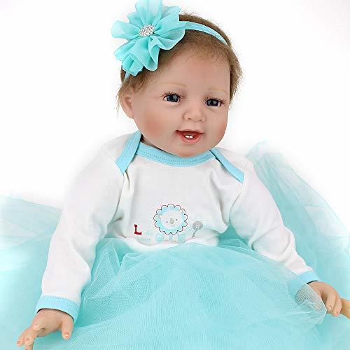 CHAREX Lifelike Reborn Baby Doll, 22 inch Newborn Soft Silicone Vinyl ...