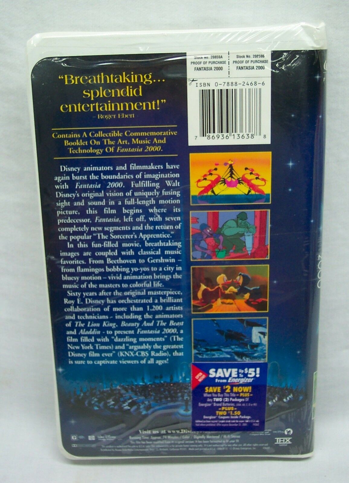 Walt Disney Fantasia VHS