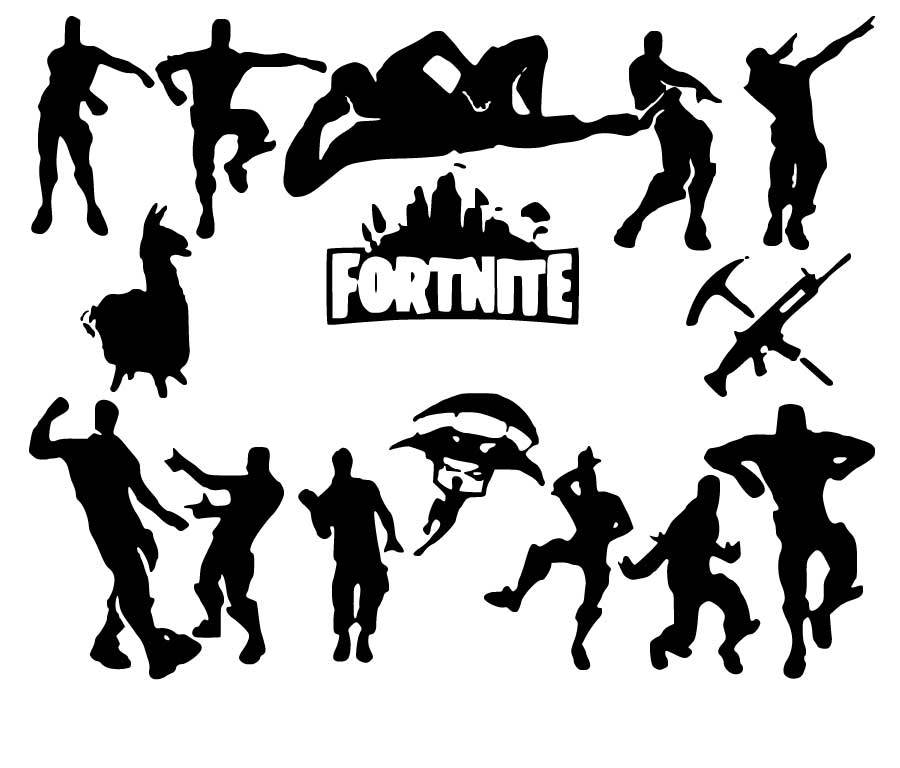 Fornite Characters and logo SVG bundle - Digital Art