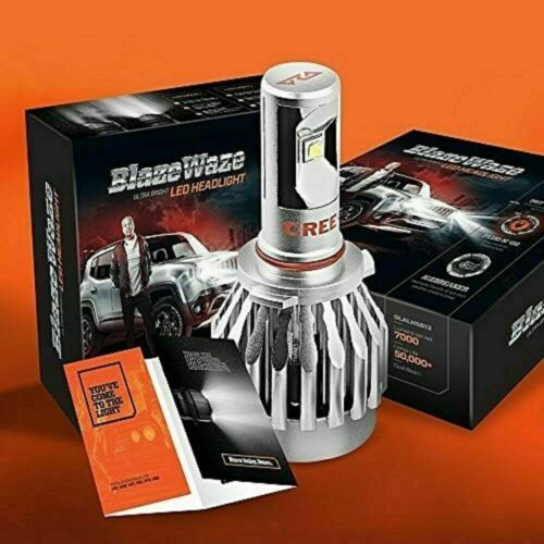 BlazeWaze 2x H16 Ultra Bright DEL Headlight Lamp Base, 7000 LM Single Beam