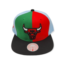 Chicago Bulls Mitchell &amp; Ness Team Era Pinwheel Snapback Hat Cap - $37.61