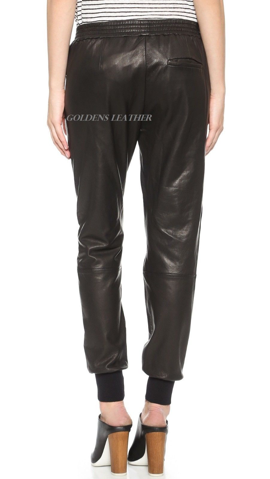 women's lambskin leather pants