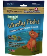 Emerald Pet Wholly Fish! Digestive Health Cat Treats Tuna Recipe - $21.18