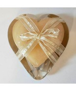 Chesapeake Bay Candle Heart Shaped Candle and Aluminum Holder New - $15.47