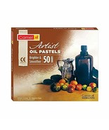 Camlin Kokuyo Artist Oil pastels 50 shades (Multicolor) E185 - $23.76