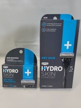 Schick Hydro Skin Comfort Dry Skin Coconut Oil Ceramides + 4 Refill Cart... - $10.39