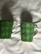 Sango Potpourri Emerald Charm Coffee mugs (2) - $10.00