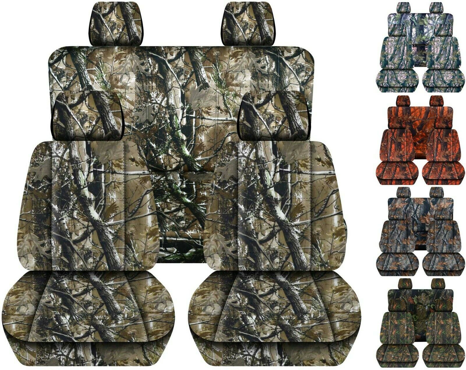 Camouflage Front and Rear car seat covers fits Ford F150 Truck 2004 to 2008