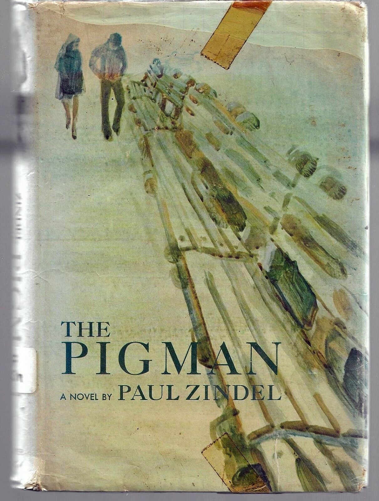 The Pigman A Novel Paul Zindel 1968 1st Edition HC DJ Illustrated Rare