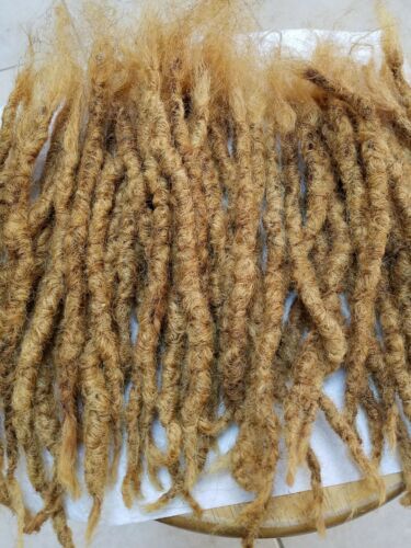 120 handmade dread 100% human hair dreadlocks about 6'' great price light blonde