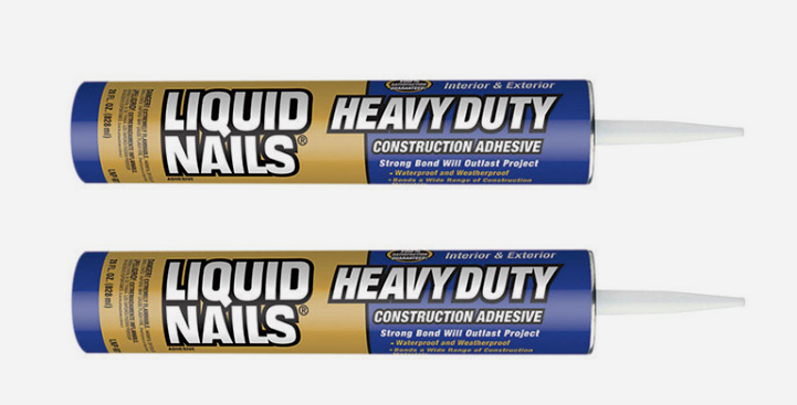 2~Liquid Nails Heavy Duty CONSTRUCTION ADHESIVE 28 oz. Tan Acrylic Latex LNP-901