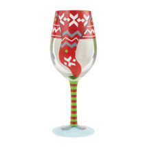 Lolita Gnome Wine Glass Home For Holidays Christmas 9" High Gift Boxed #6011243 image 2