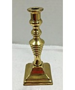 Vintage Brass Miniature Birthday Candlestick 1.5 x 3.75&quot;  for 1/4&quot; Dia Can - $24.26