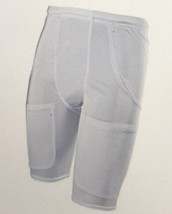 5 Pocket Adult Girdle White Pant Large. Football. Shipping In 24 Hours - $19.79