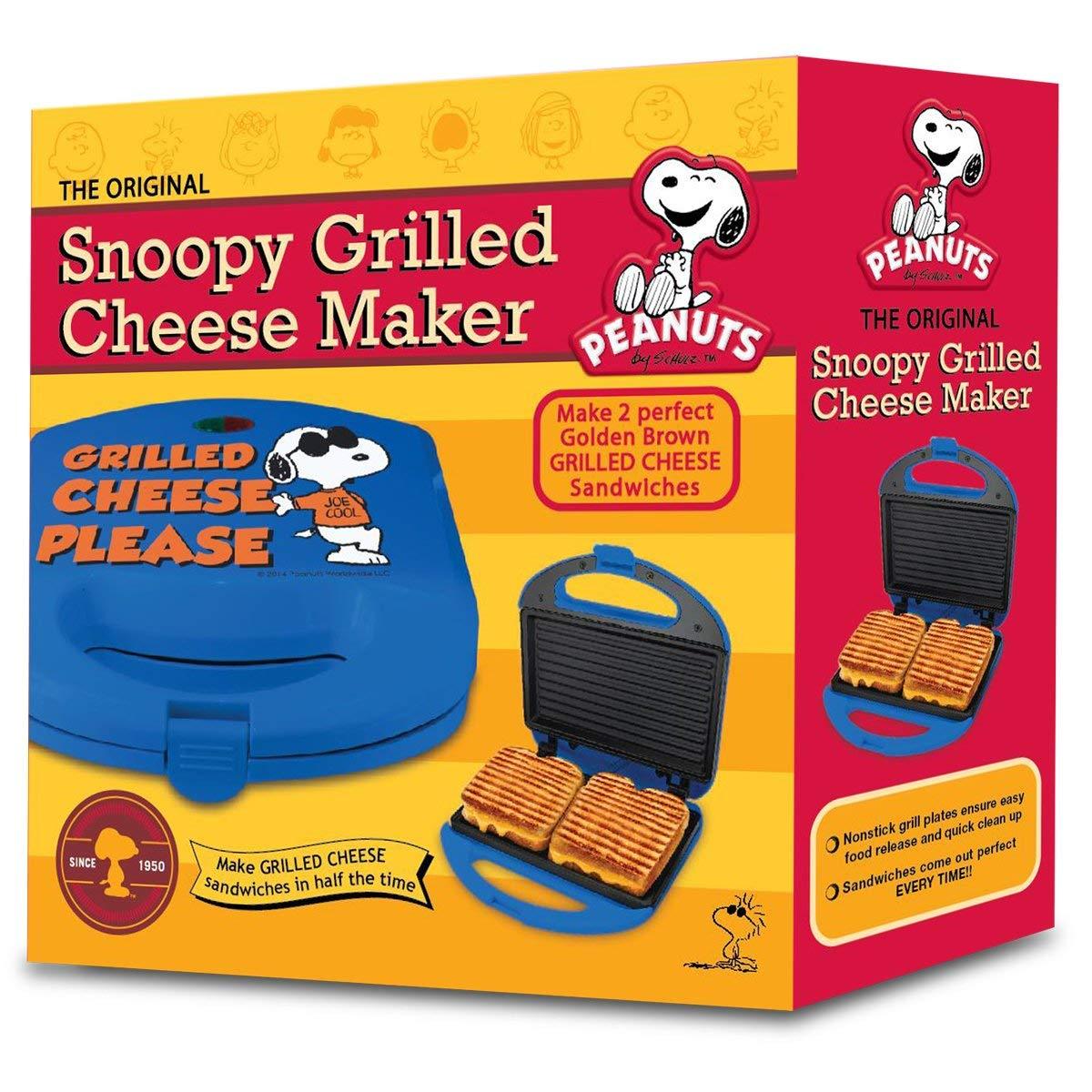 Smart SGCM‐1 Peanuts Snoopy Grilled Cheese Sandwich Maker, Blue