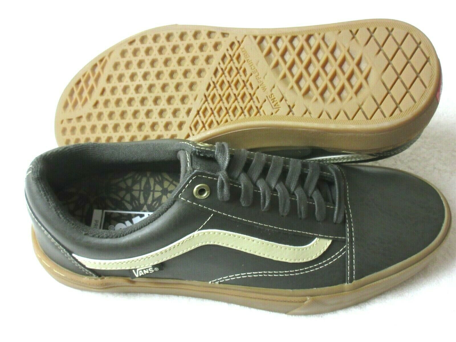 Vans Mens Old Skool Pro BMX Dennis Enarson Shoes Olive Green Gum Size 8 ...