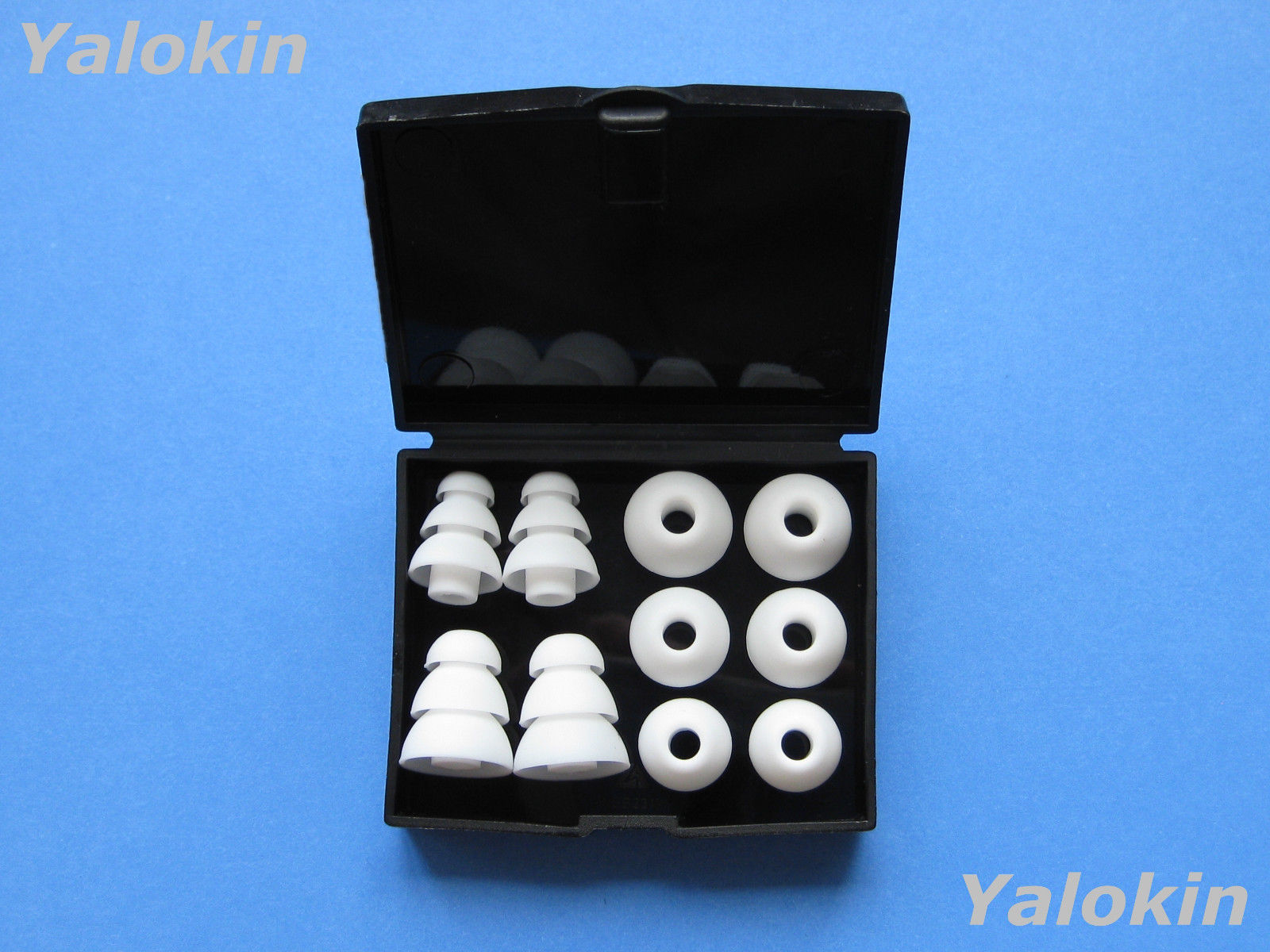 L Black Triple Flange Eartips for Jaybird Freedom /& Freedom Sprint 6 Large
