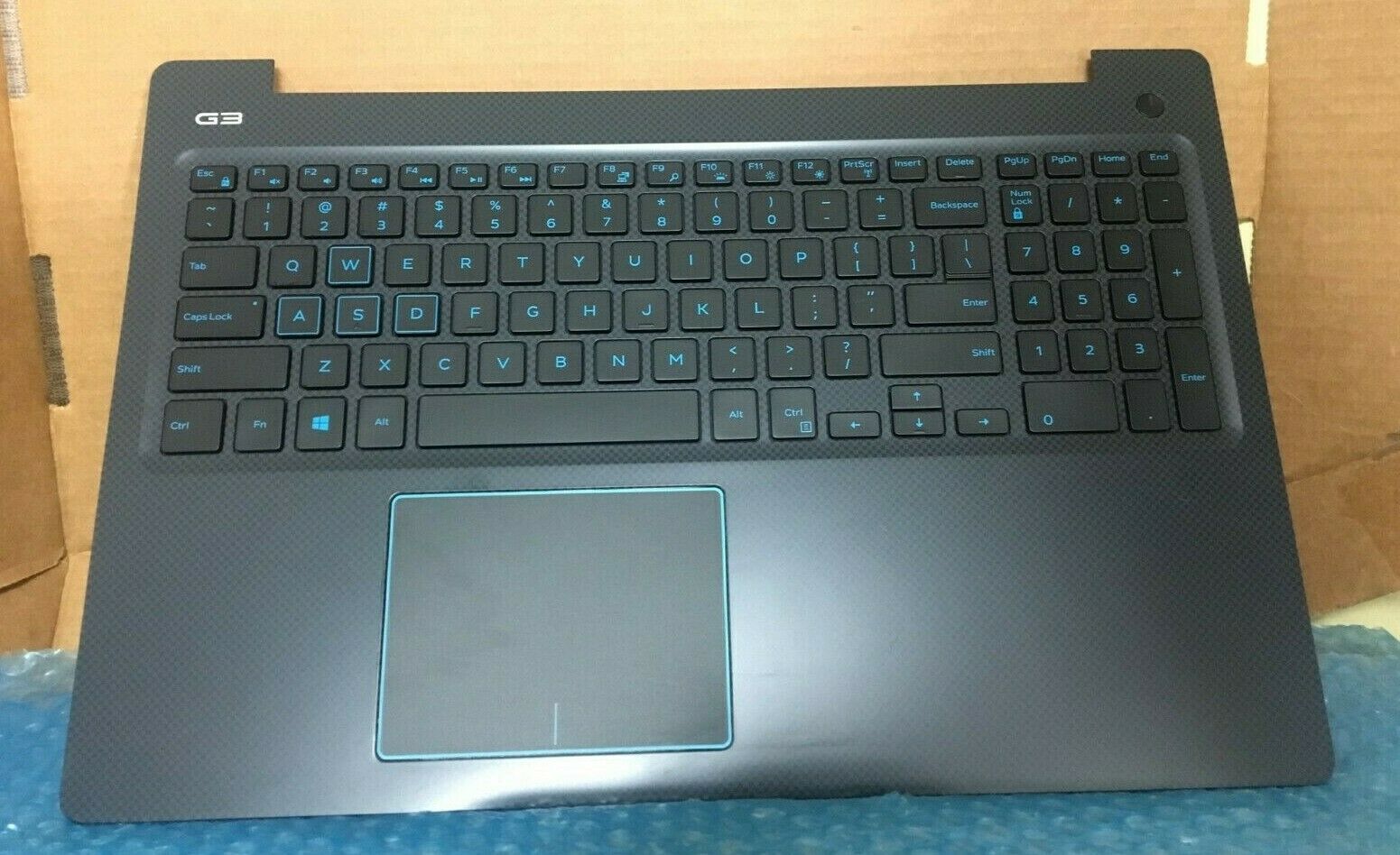 Genuine Dell G3 15 3579 Recon Blue Palmrest US Backlit Keyboard ...