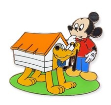 Pluto Disney Lapel Pin: Dog House Pluto and Mickey, 90 Magical Years (m) - $34.90
