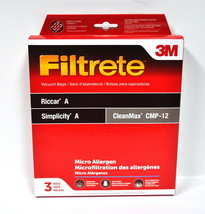 3M Filtrete Riccar and Simplicity Style A Synthetic Vacuum Bags - $6.26
