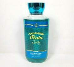 Bath &amp; Body Works Summer Rain and Linen Shower Gel10 fl oz Sea Side Coll... - $32.99