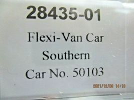 Trainworx Stock # 28435 -01 to -03 Southern Flexi-Van Flat Car N-Scale image 5